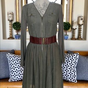 Anthropologie Military Style Dress, Size 4